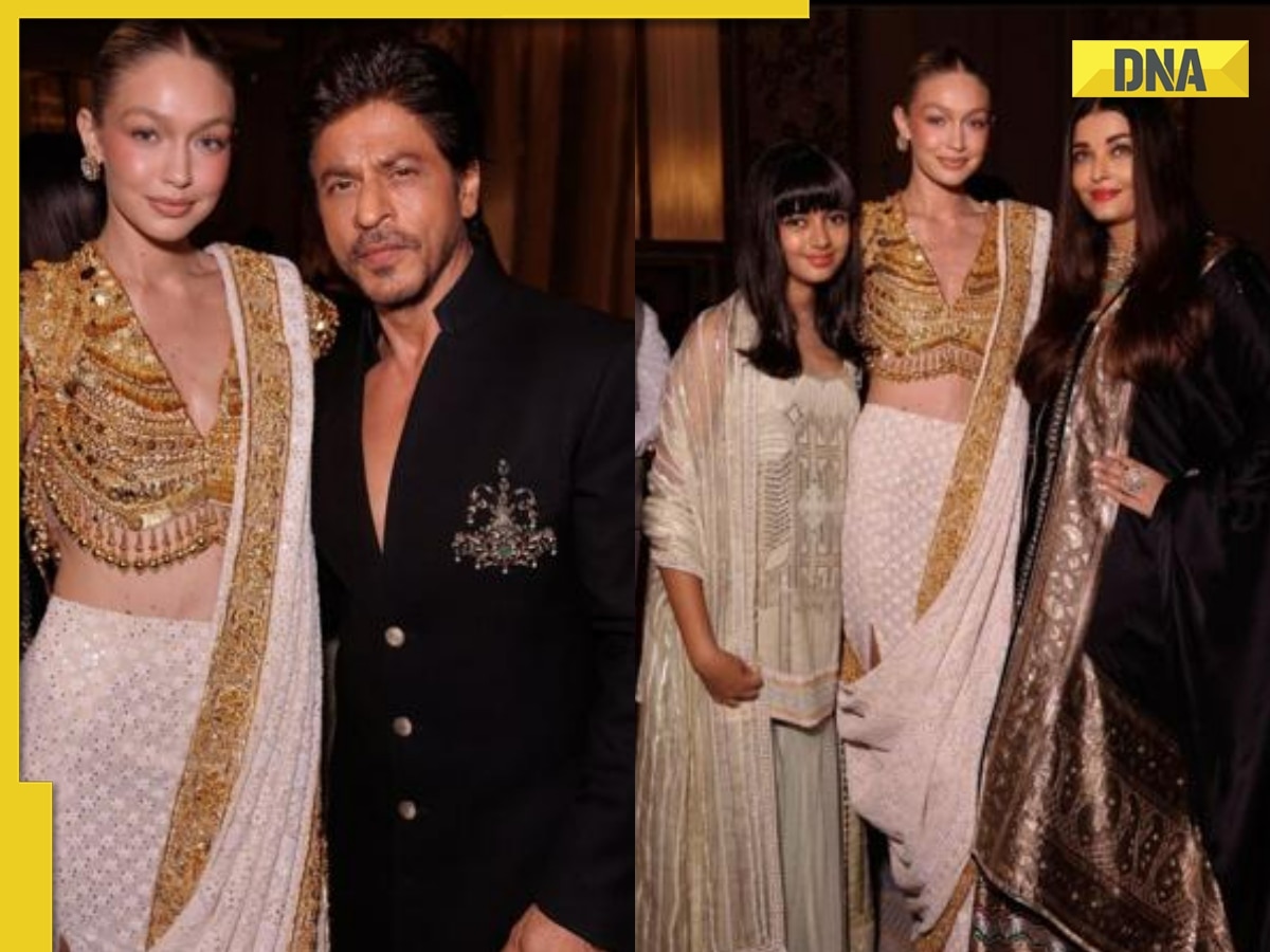 Gigi Hadid shares pic with Shah Rukh Khan and Aishwarya Rai, fans say, ‘she is having her devdas fangirl moment’ 