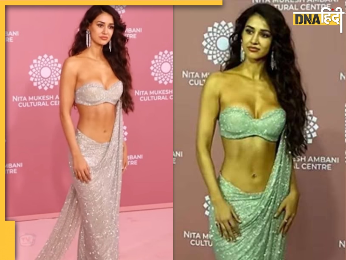 Disha Patani ने Ambani की पार्टी में फ्लॉन्ट किया कर्वी फिगर, हुईं ट्रोल, लोग बोले 'साड़ी को भी बिकिनी की ��तरह पहनती है'