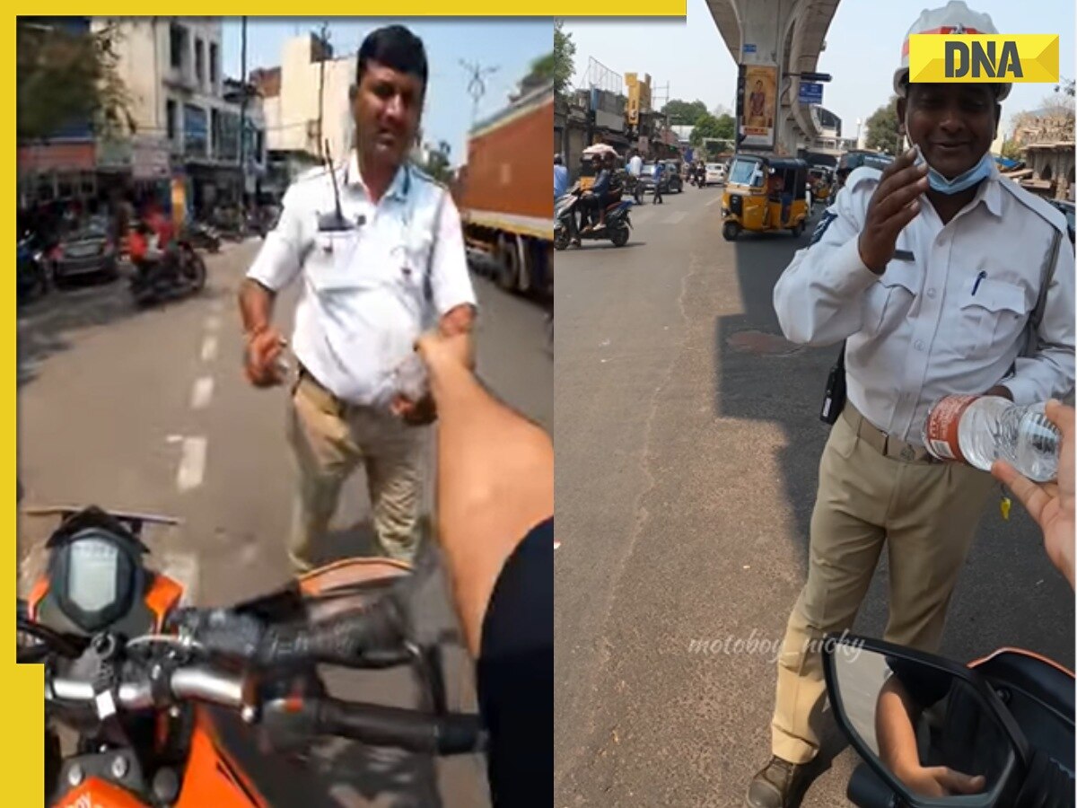 Odisha College Students Sexy Videos Or Rap Videos - Hyderabad: Man gives water to traffic cops working in scorching heat, viral  video melts internet