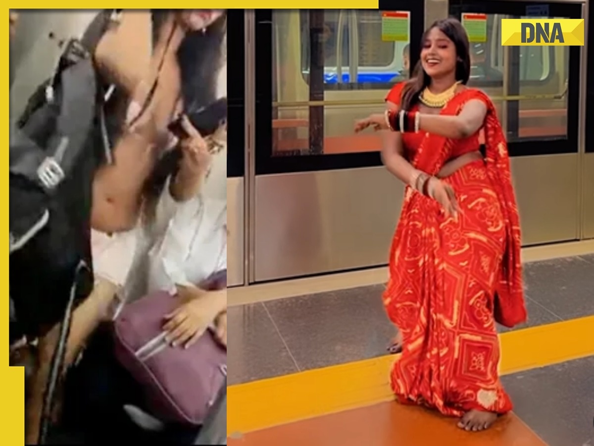 After Viral Delhi Metro girl Rhythm Chanana, clip of woman dancing to Bhojpuri song breaks internet