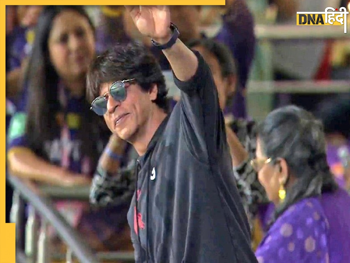 Shah Rukh Khan पहुंचे KKR को सपोर्ट करने, वीडियो में देखें झूमे जो पठान पर कैसे लूटी लाइमलाइट