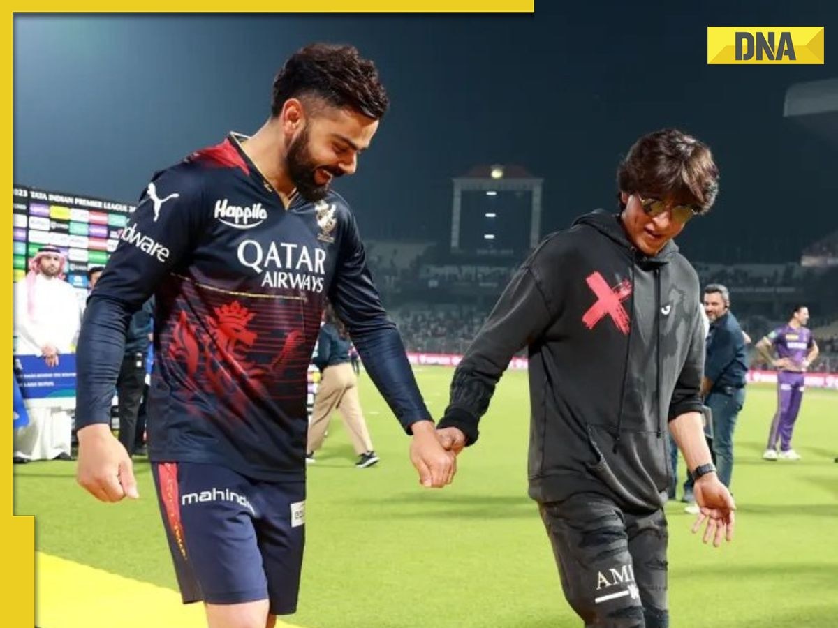 Virat Kohli dances with Shah Rukh Khan on Jhoome Jo Pathaan as KKR record biggest win over RCB in IPL 2023, watch video