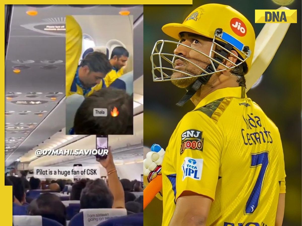 ‘Please continue to be captain of CSK’, Pilot’s appeal to MS Dhoni goes viral, watch video