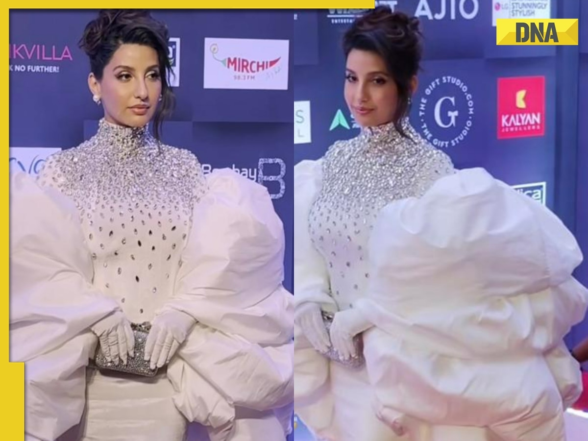 Nora Fatehi trolled for her bizarre outfit, netizens joke ‘airbags are a must for safety’ 