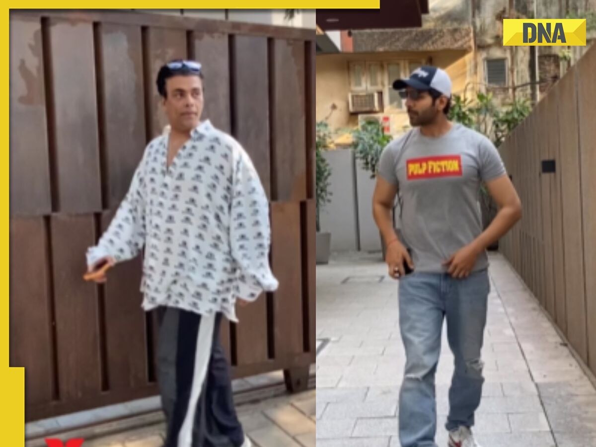 Watch: Kartik Aaryan, Karan Johar spotted at same place, netizens speculate patch-up after Dostana 2 fallout