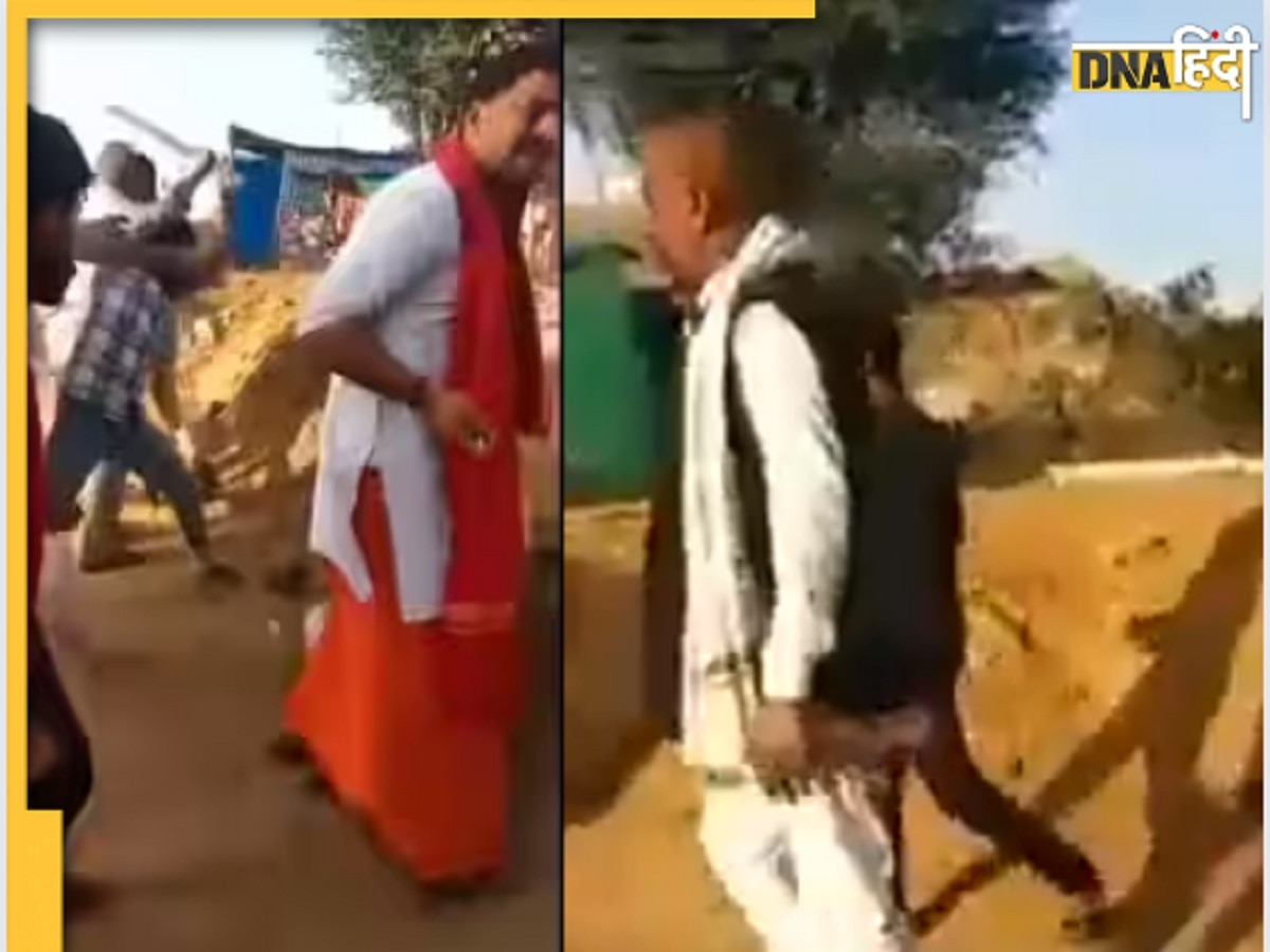 वृंदावन में लाठी-डंडे से पीटे गए श्रद्धालु, नंगा करके हुई पिटाई, VIDEO वायरल