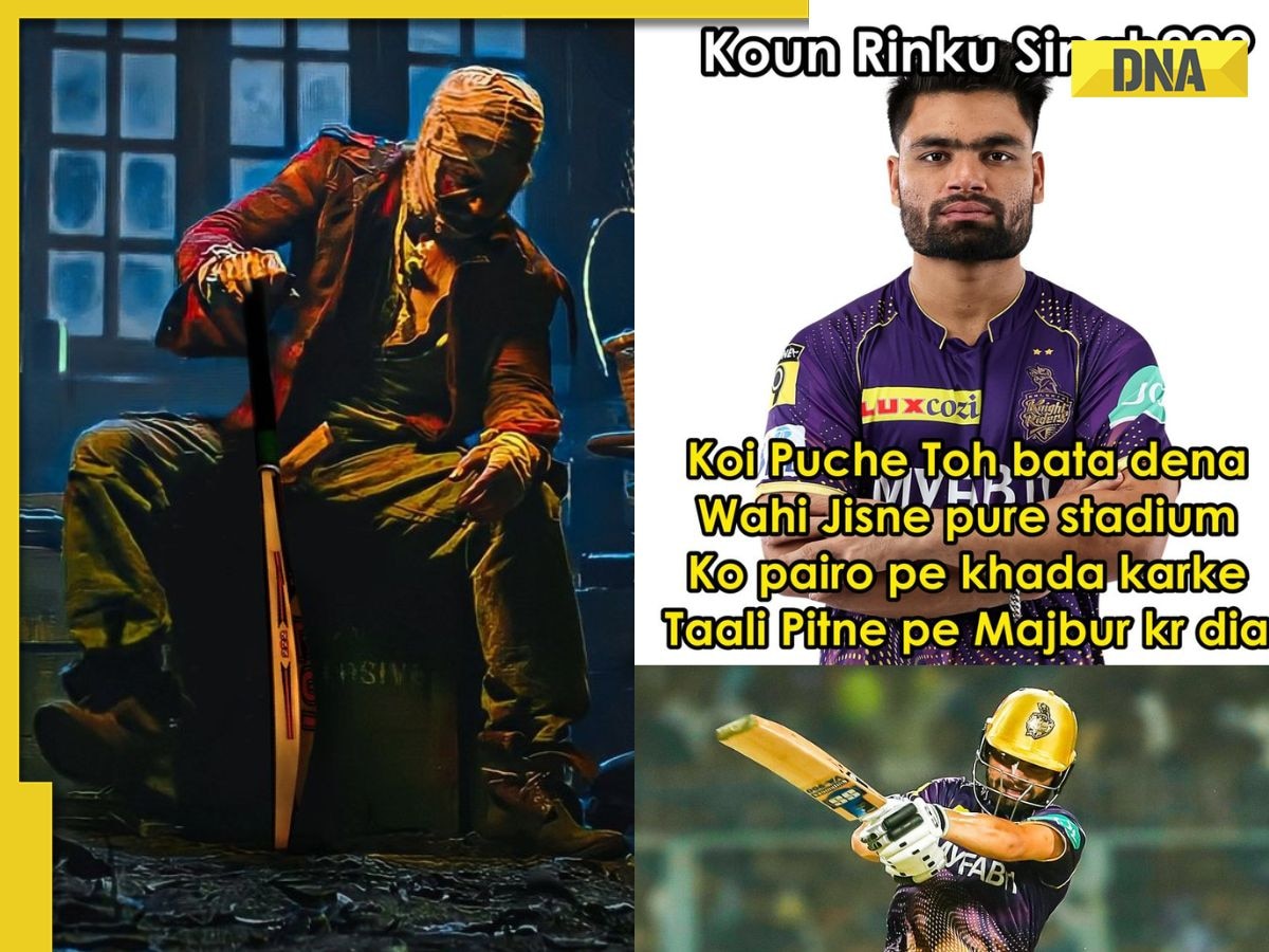 IPL 2023: Rinku Singh memes goes viral as KKR player hits 5 back-to-back sixes in last over against GT