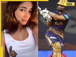 Ananya Panday's reaction to KKR's Rinku Singh's 5 successive sixes against GT goes viral