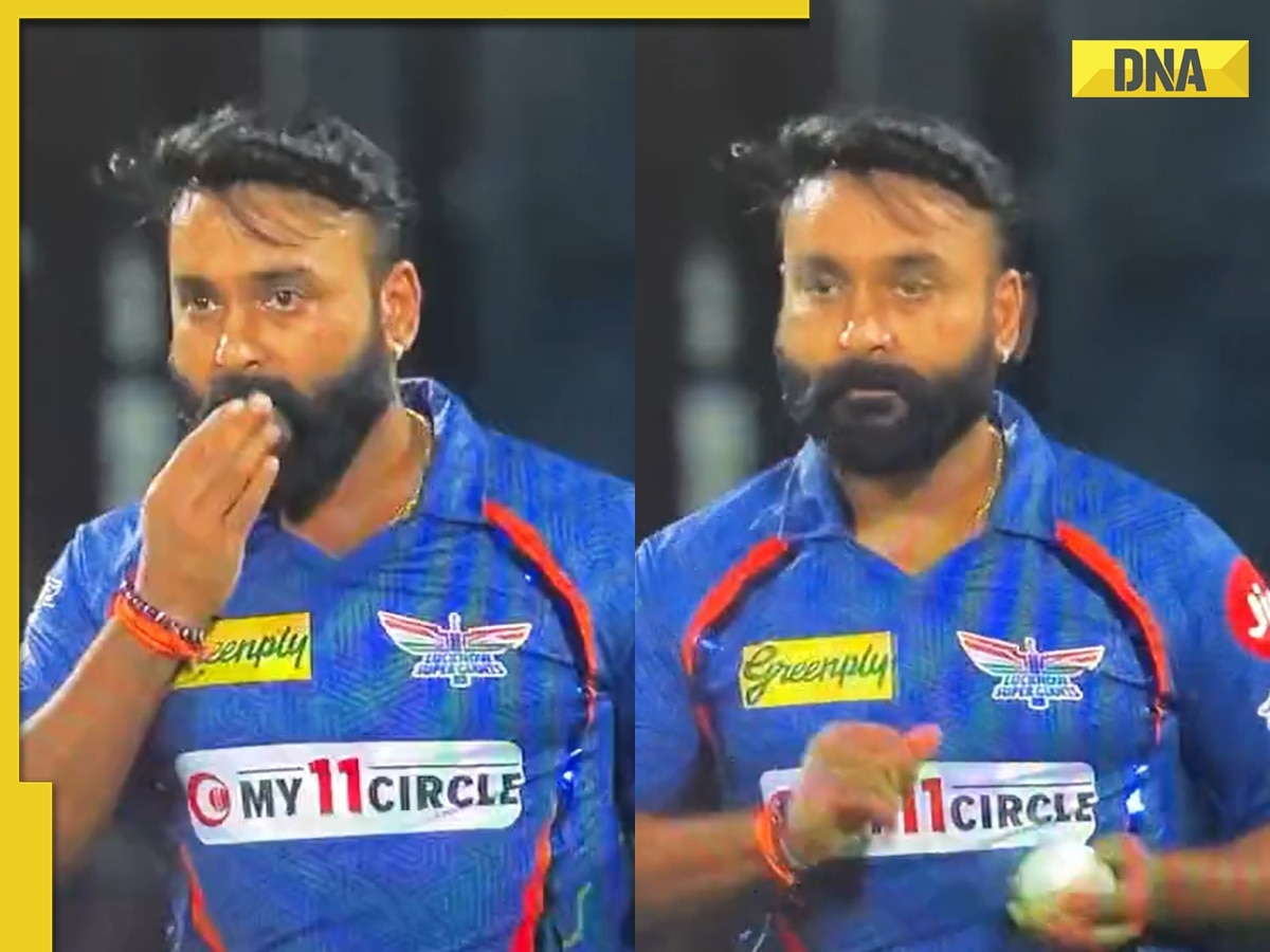 Watch: Amit Mishra caught applying saliva on the ball during RCB vs LSG IPL match, dismisses Virat Kohli 2 balls later