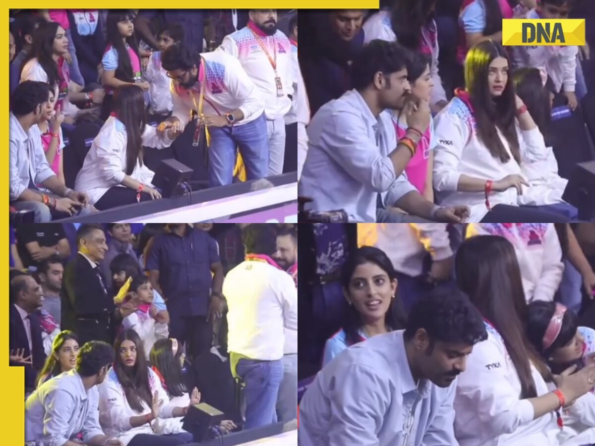 Aishwarya Rai Bachchan rolls her eyes at Abhishek Bachchan, gets angry at Navya Naveli Nanda, watch viral video