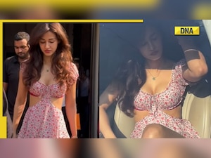 Netizens slam Disha Patani for wearing mini dress with plunging neckline: 'She took chhoti bacchi ho kya too seriously'