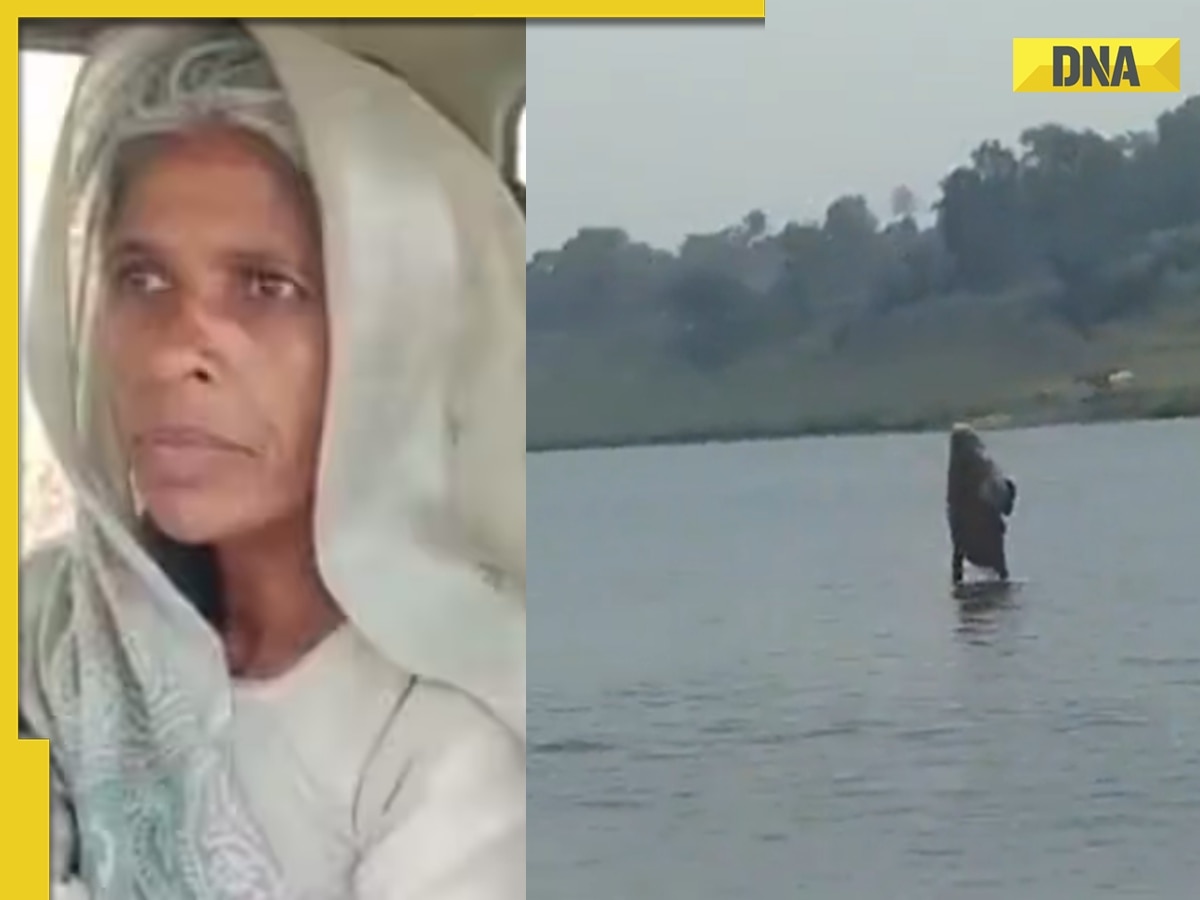 Viral video: Woman from MP 'walks' on Narmada river but here's the actual truth 