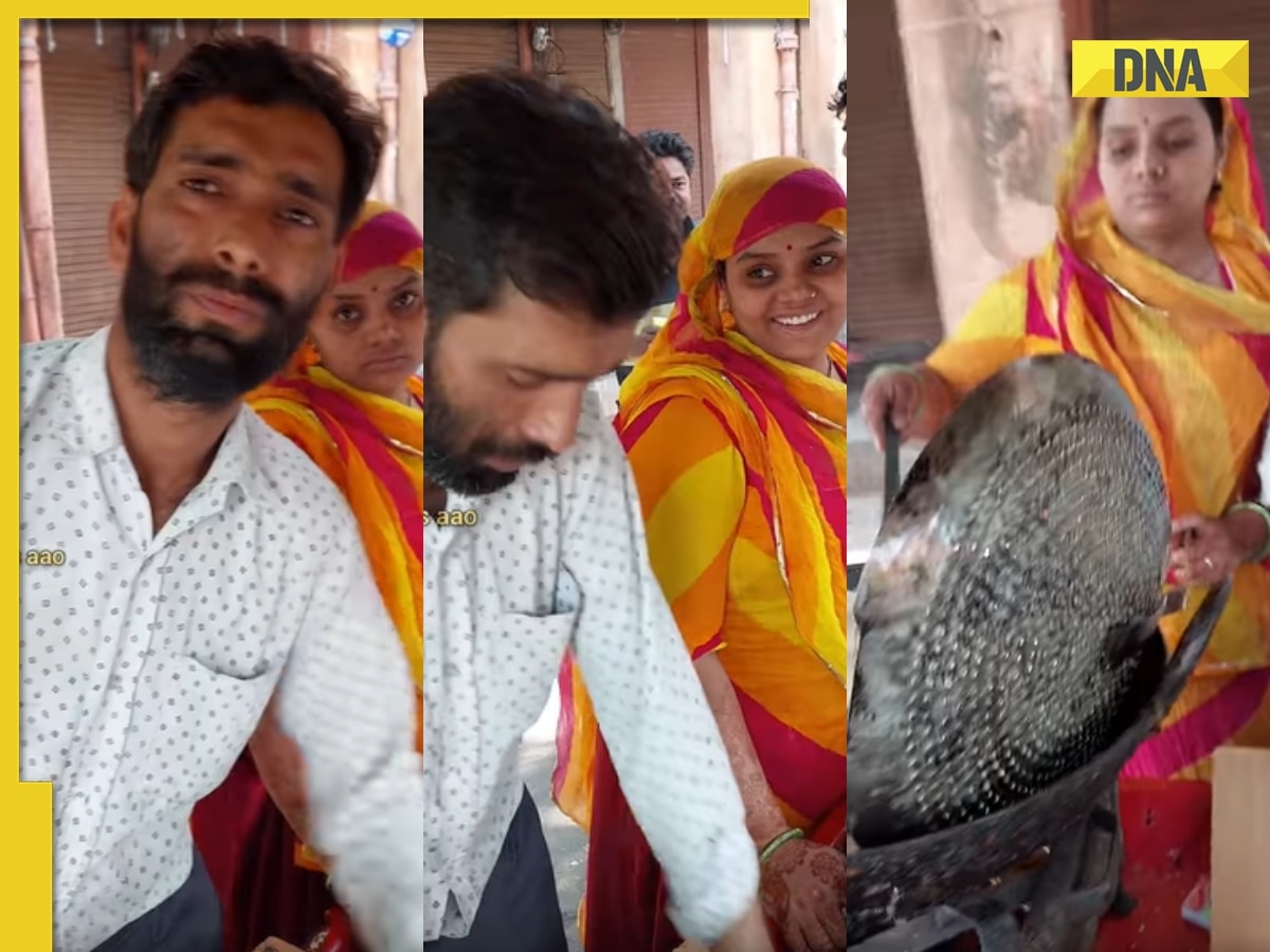 Hardworking couple from Jaipur sells puri sabzi for a living on the streets, viral video melts hearts
