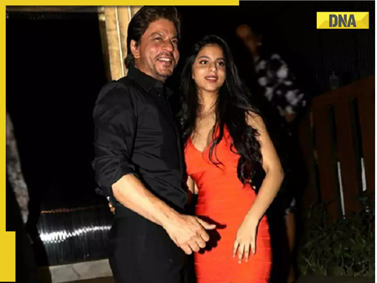 Shah Rukh Khan cheekily takes credit as he congratulates his 'lady in red' Suhana Khan for her Maybelline endorsement