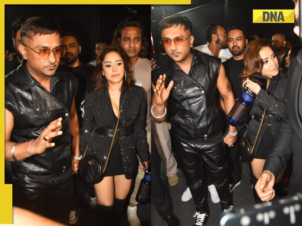 Yo Yo Honey Singh Bf Xxx - Watch: Honey Singh, Nushrratt Bharuccha spark dating rumours as they walk  hand-in-hand in viral video