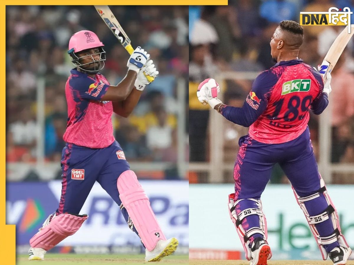 GT vs RR: Sanju Samson के 6 छक्कों ने बदला मैच का रुख, फिर Shimron Hetmyer ने मचाया गर्दा