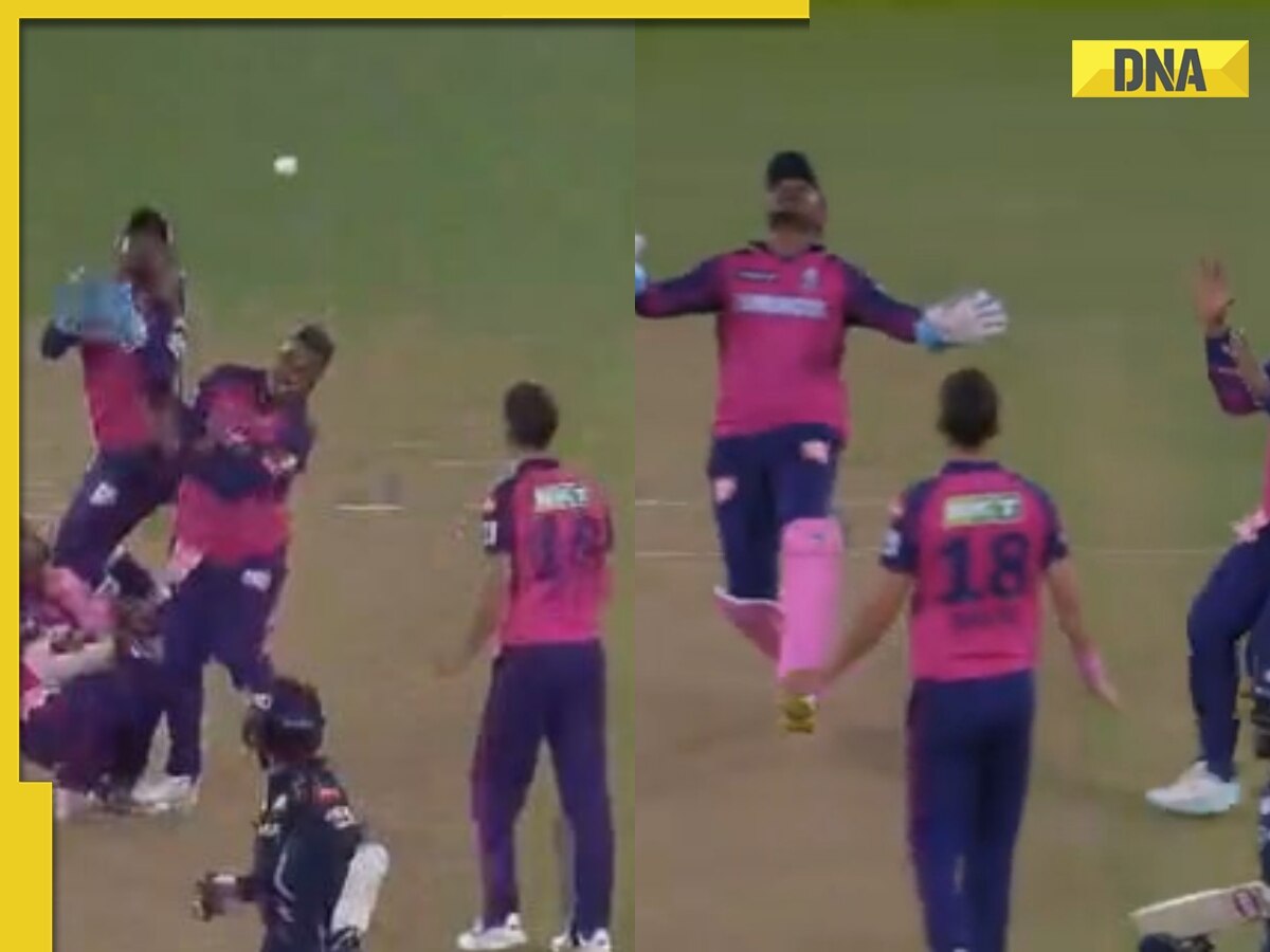 'Funniest moments of IPL 2023': Netizens react to Trent Boult's most bizarre catching attempt during RR vs GT, watch