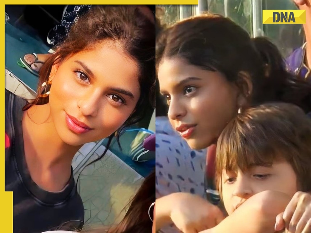 Suhana Khan shares adorable moment with brother AbRam Khan during ...