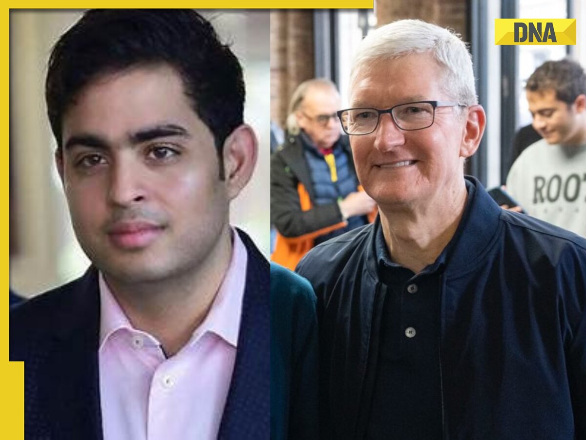 Apple CEO Tim Cook meets Akash Ambani at Rs 15000 crore Antilia residence ahead of retail store launch