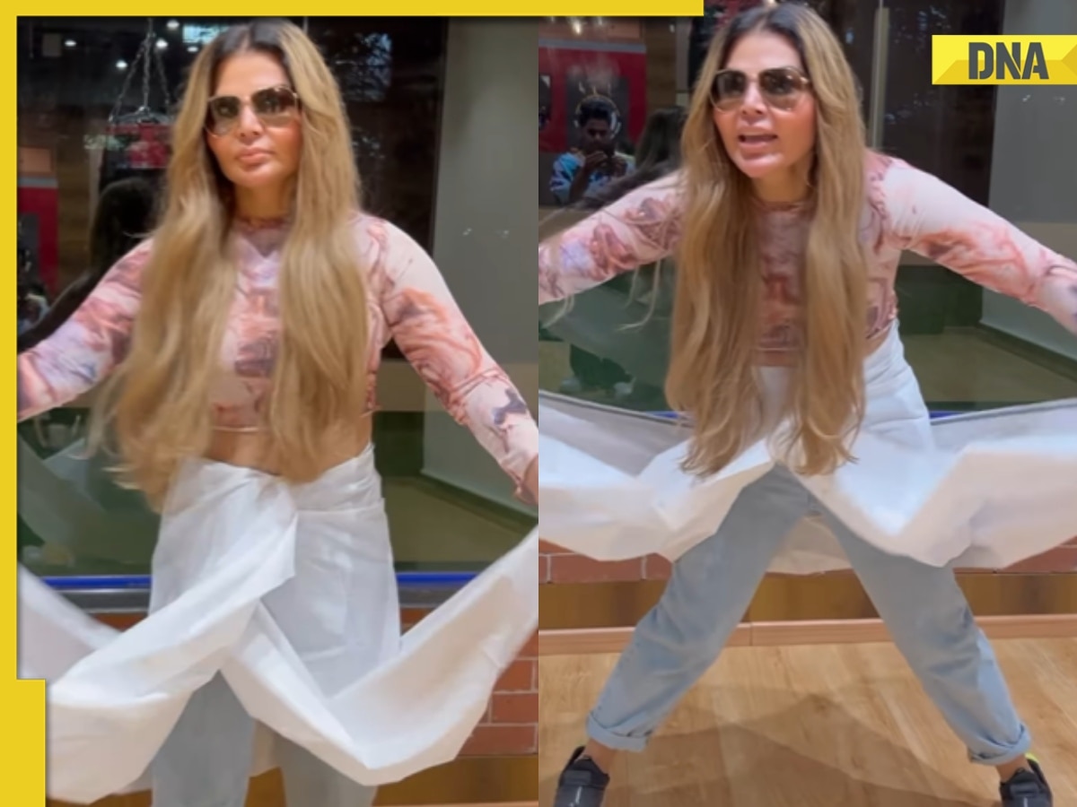 'Lungi dance ki pungi baja di': Netizens react as Rakhi Sawant performs lungi dance in viral video