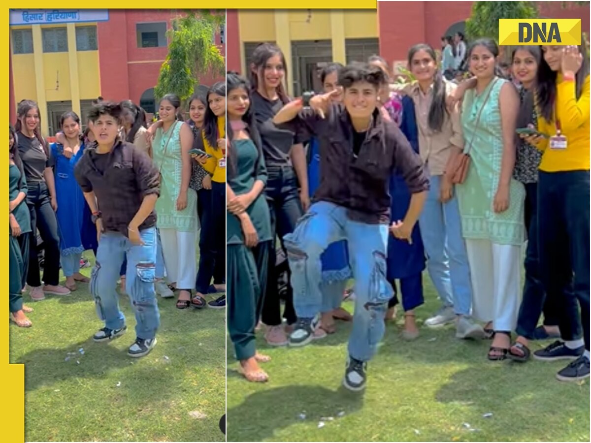 Viral video: College student shows off epic dance moves to Haryanvi song, watch