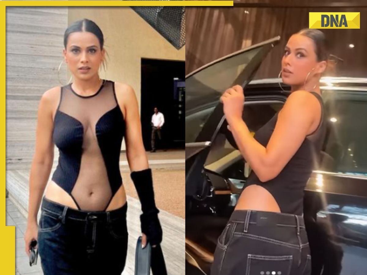 Nia Sharma brutally trolled for wearing mesh net bodysuit, netizens say 'Urfi ki aatma aa gayi is mein'