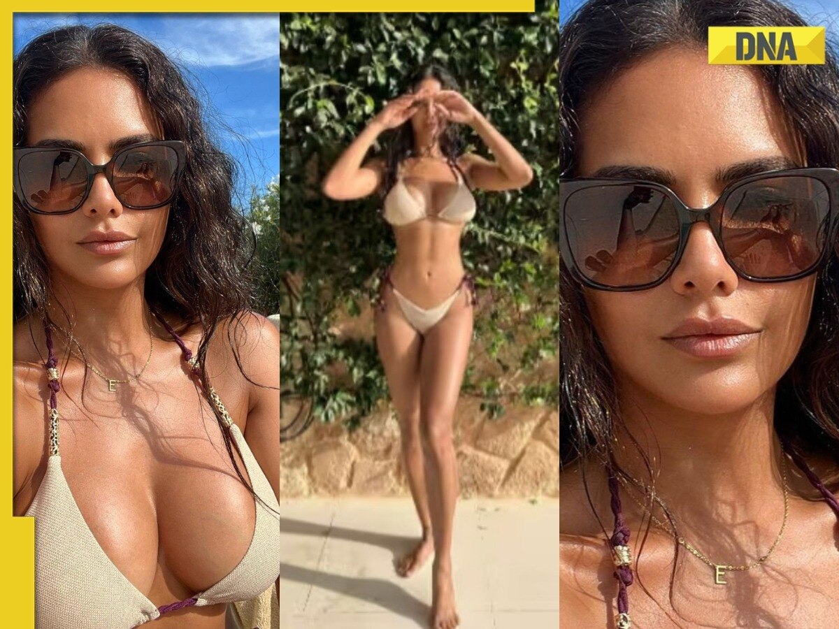 Esha Gupta sets internet on fire in sexy beige colour bikini, photo goes viral