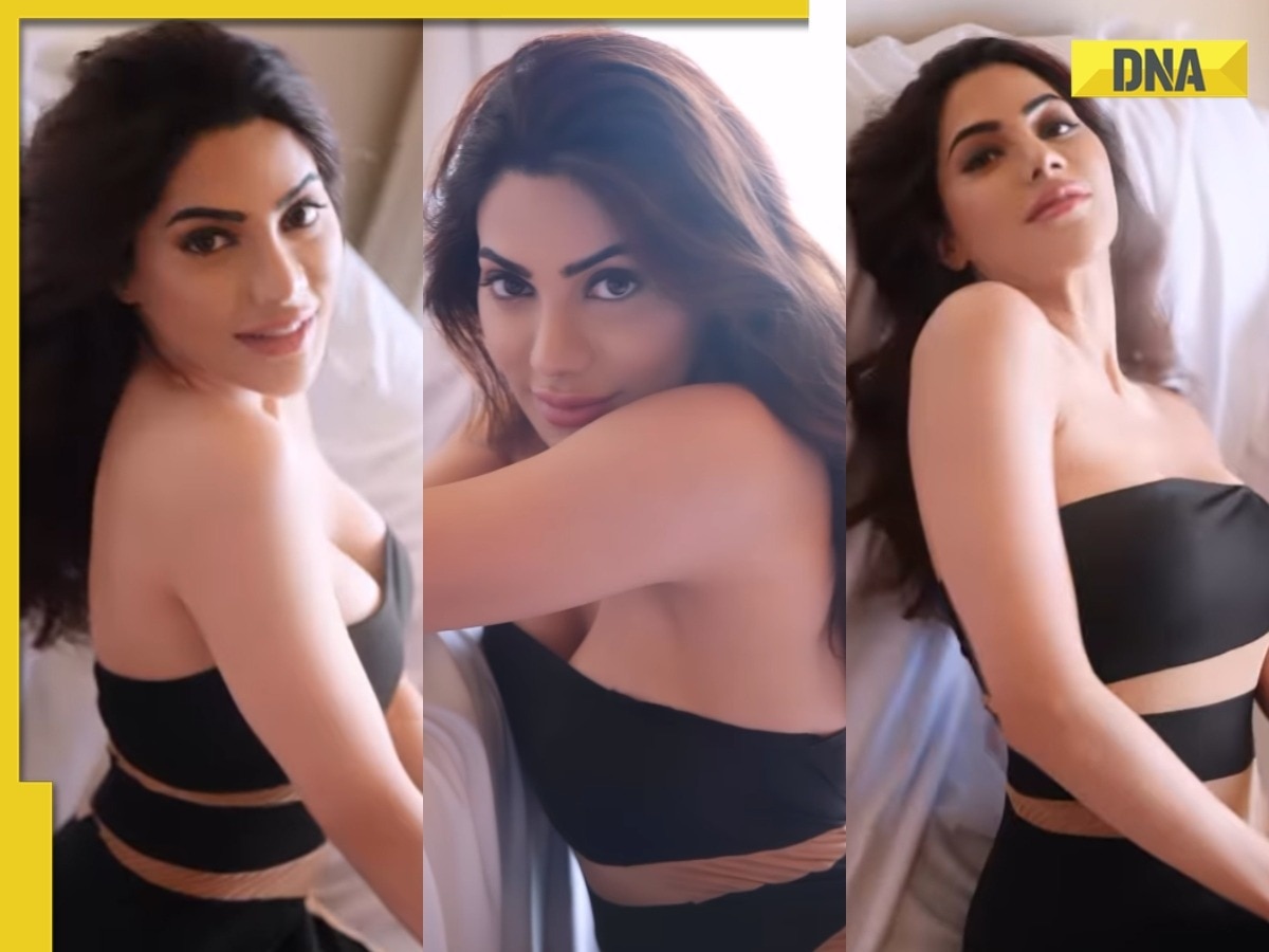 Viral video: Nikki Tamboli sets internet on fire in sexy see-through black  dress, watch