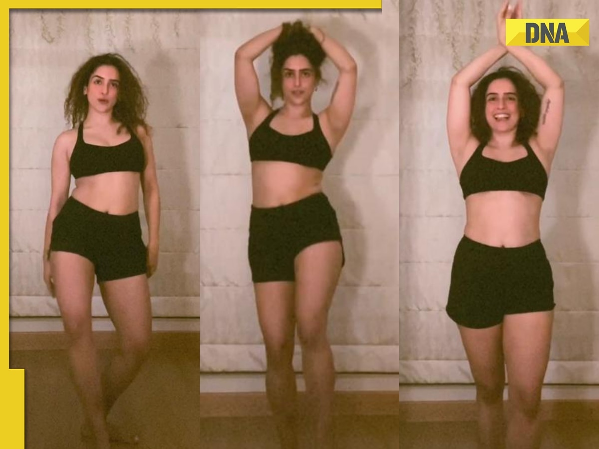 Watch: Sanya Malhotra flaunts her sizzling belly dance moves on International Dance Day, fans say 'so hot'