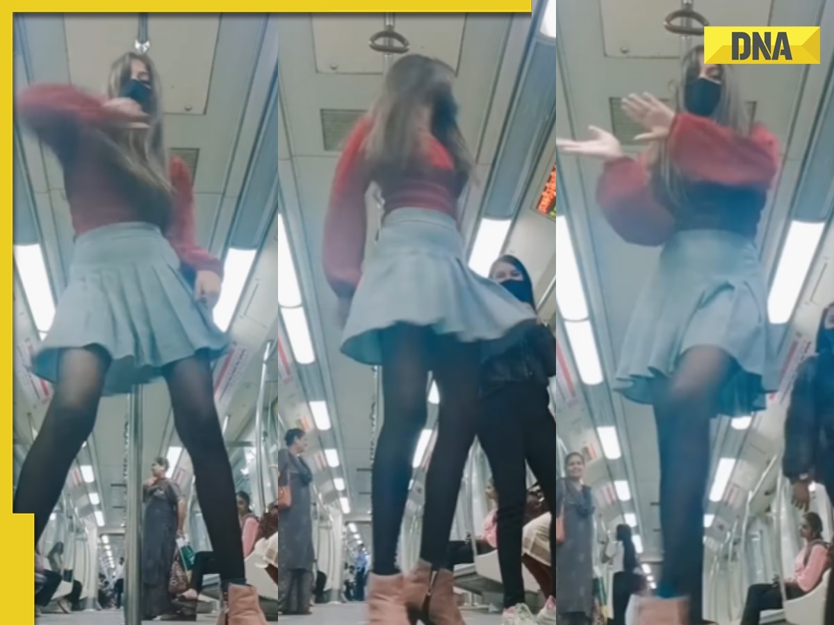 Girl in sexy pleated skirt dances inside Delhi metro, viral video makes  internet furious