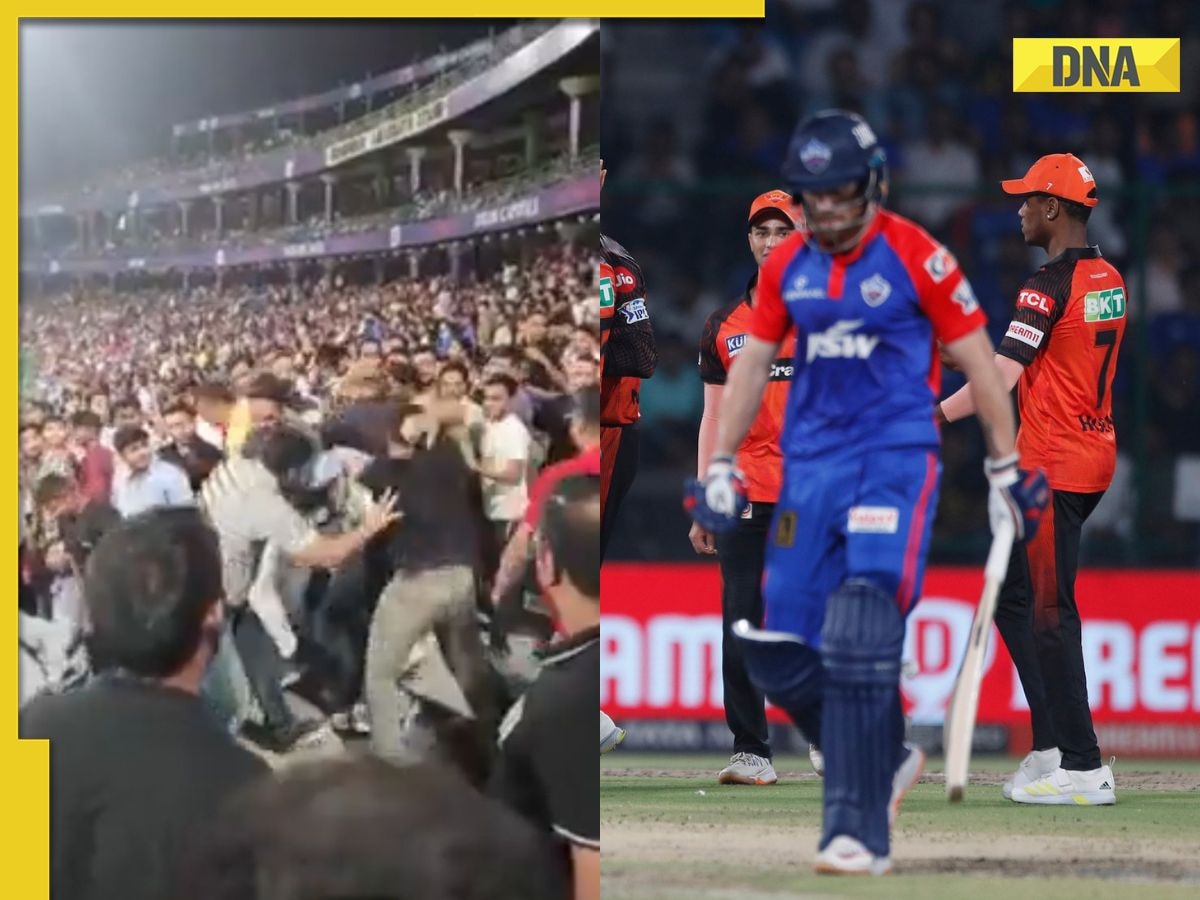 Viral video: Massive fight breaks out between fans during DC vs SRH match in Delhi, watch