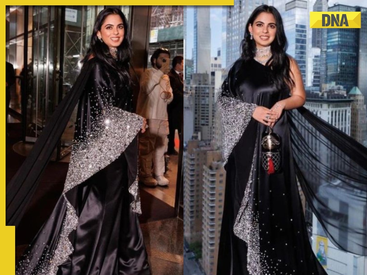 Isha Ambani turns heads in black saree gown at Met Gala 2023, check out photos