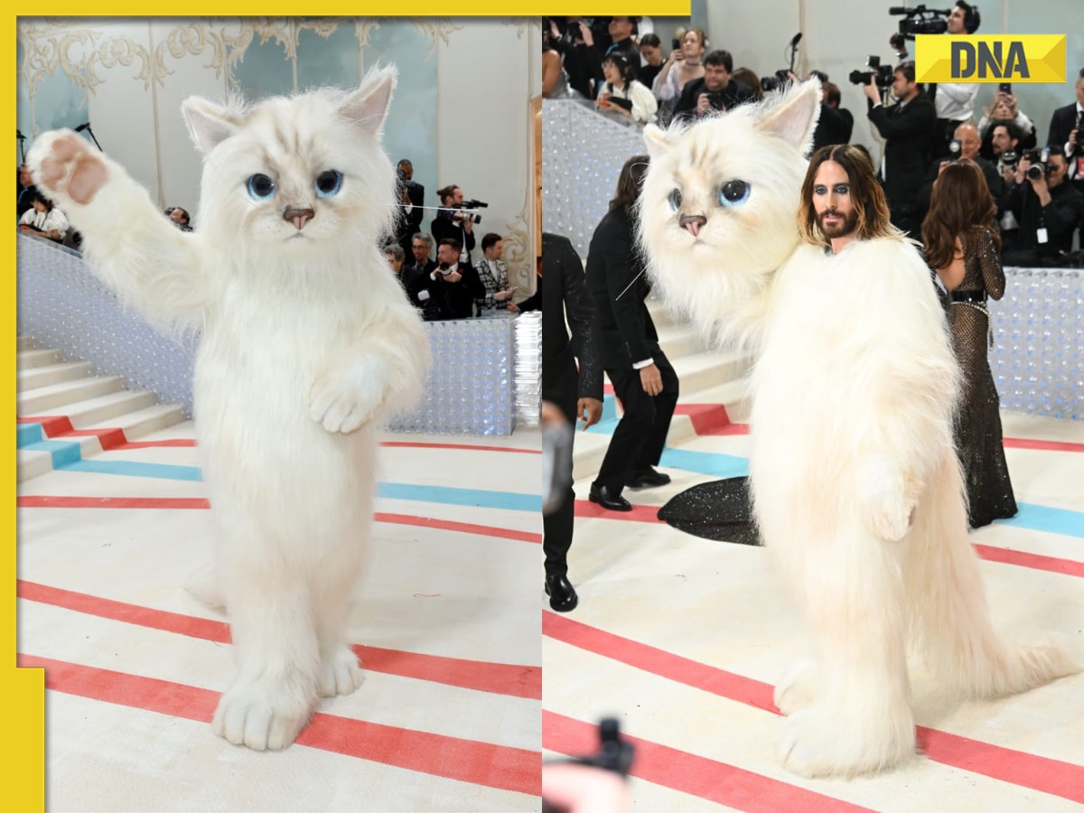 Met Gala 2023: Jared Leto arrives in giant furry cat costume, fans say ‘bro thought it's a Halloween carnival’