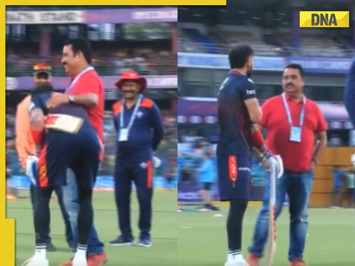 Virat Kohli touches feet of mystery man, video goes viral; who is he and why RCB captain respects him?