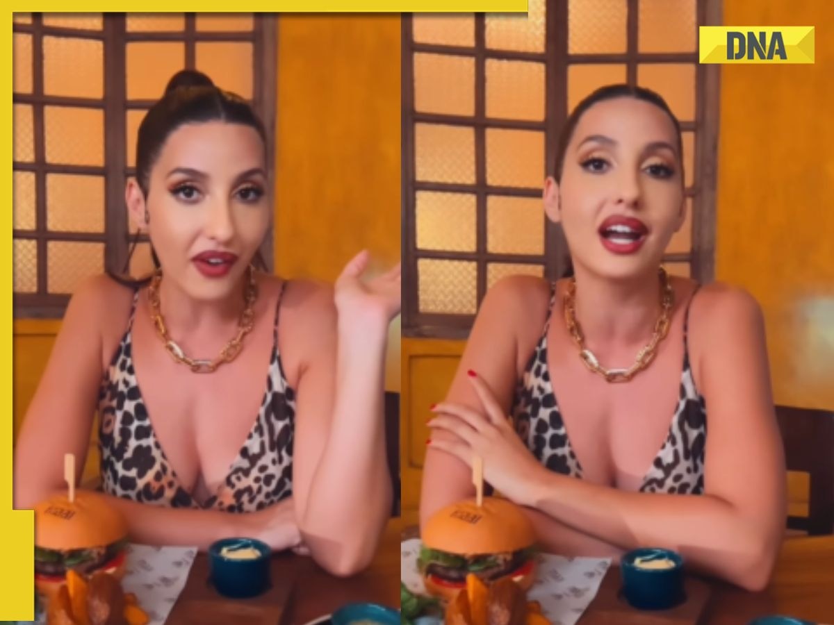 Nora Fatehi trolled for her makeup in polka-dot dress with plunging neckline, netizens say 'foundation doesn't...' 