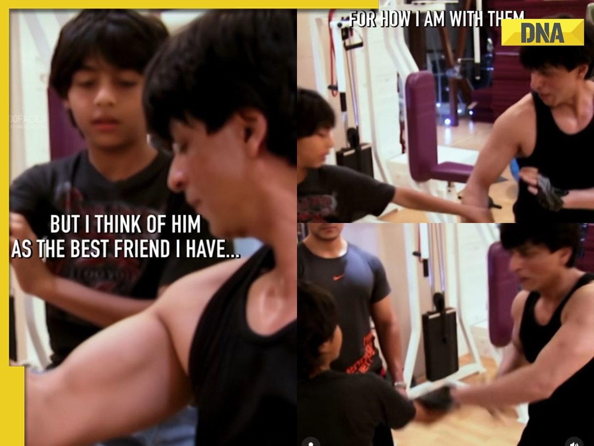 Shah Rukh Khan calls Aryan Khan his best friend in throwback viral video:  Watch