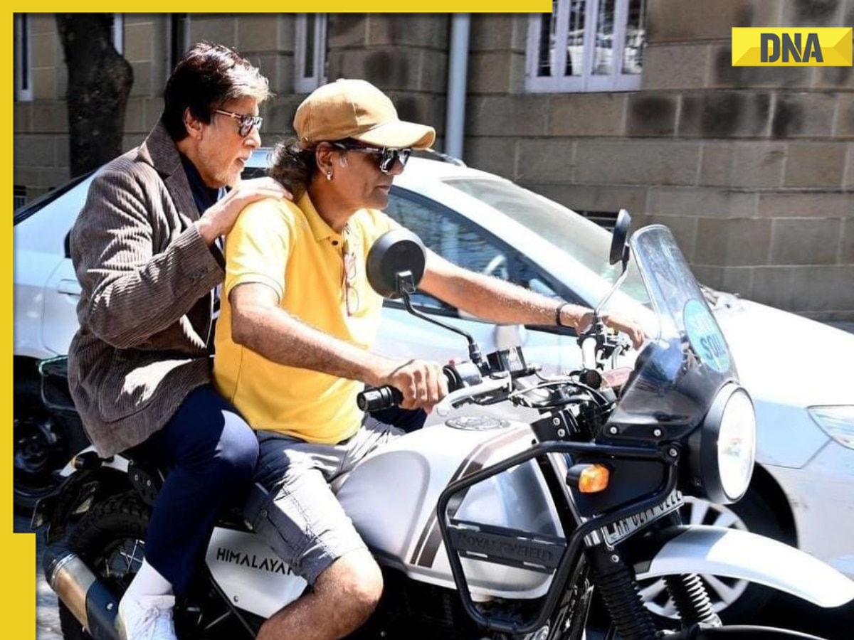 Amitabh Bachchan takes bike ride with stranger to beat traffic jam and reach shoot; trolled for not wearing helmet