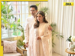 Parineeti Chopra, Raghav Chadha engagement unseen pics shared by Manish  Malhotra, flaunts elegant outfits