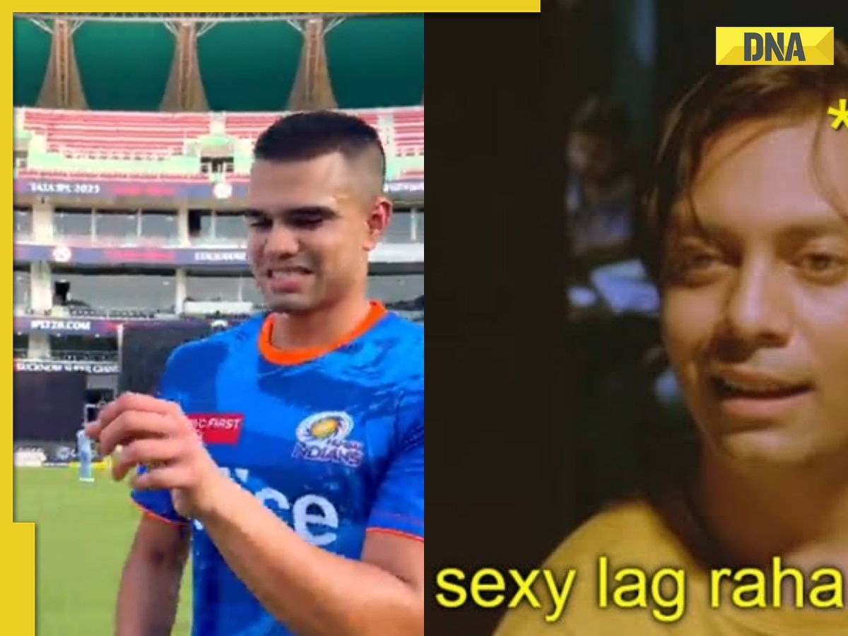 Arjun Tendulkar gets bitten by dog ahead of MI vs LSG IPL match, netizens react with memes