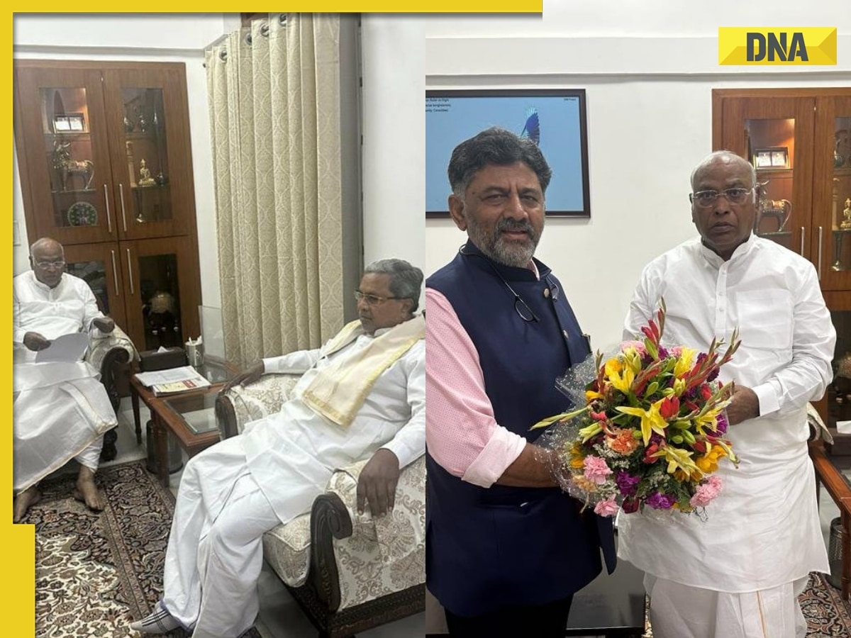 Siddaramaiah, Shivakumar meet Kharge as Congress yet to reach consensus on Karnataka CM