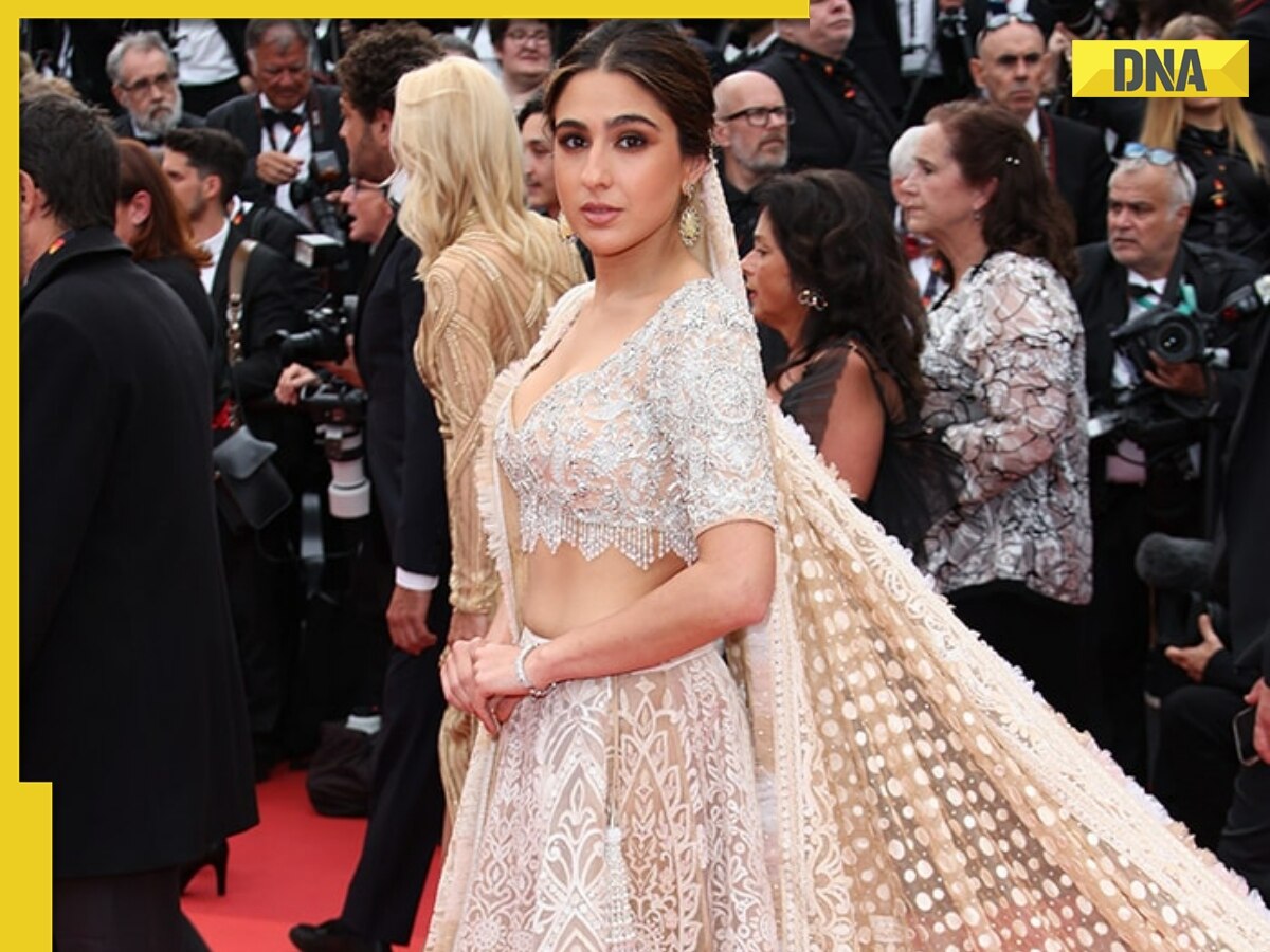 Sara Ali Khan makes stunning debut at Cannes Film Festival in ivory lehenga: 'I've always been proud of my Indianness'