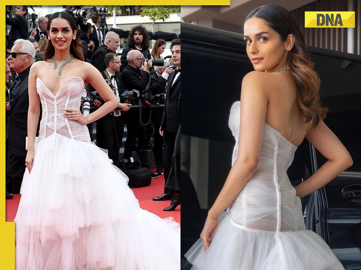 Manushi Chillar turns heads in white gown as she makes debut