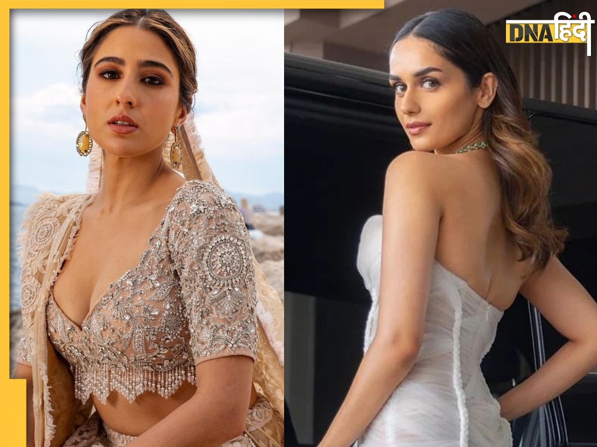 Cannes 2023 में पहले दिन Sara Ali Khan और Manushi Chillar के बीच छिड़ी जंग, Photos देखकर बताएं कौन जीता?