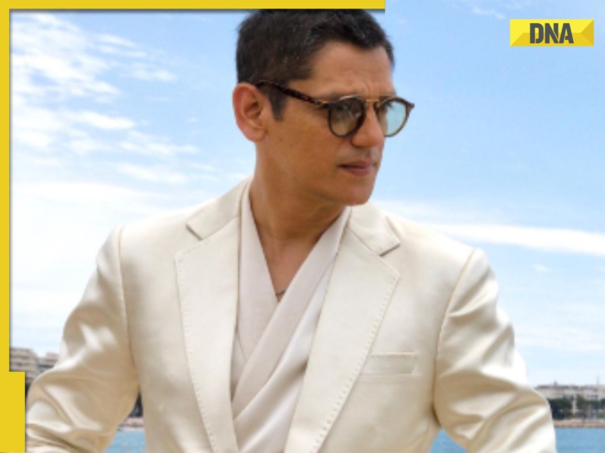 Vijay Varma looks suave at Cannes in white satin silk blazer, fans call him  'Johnny Depp mini