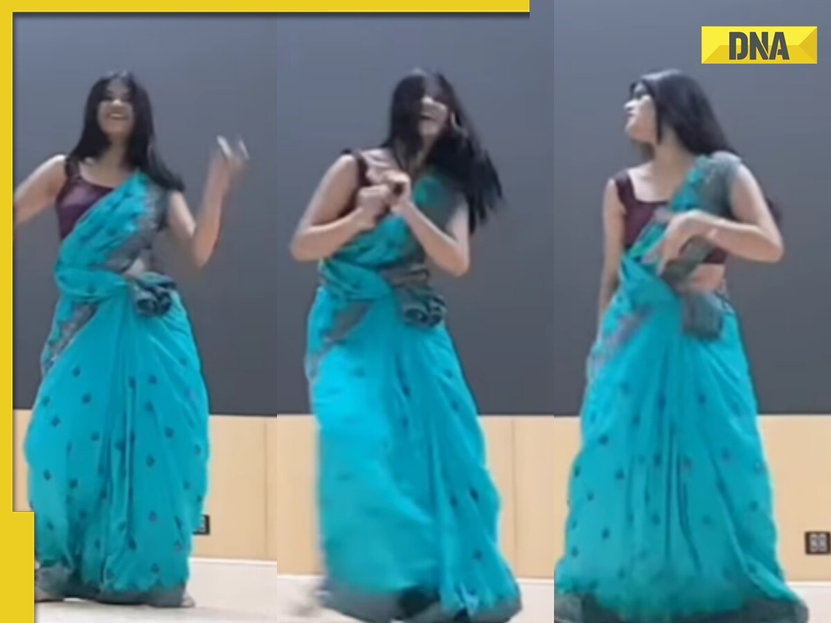 Woman in saree shows killer dance moves to Asha Bhosle's Sharara, viral video