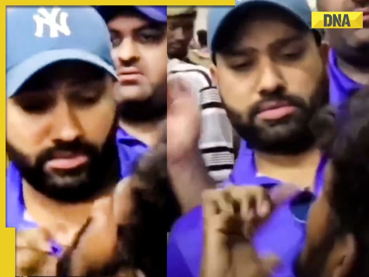 Watch: Rohit Sharma left stunned as male fan requests kiss from him, MI skipper's reaction goes viral