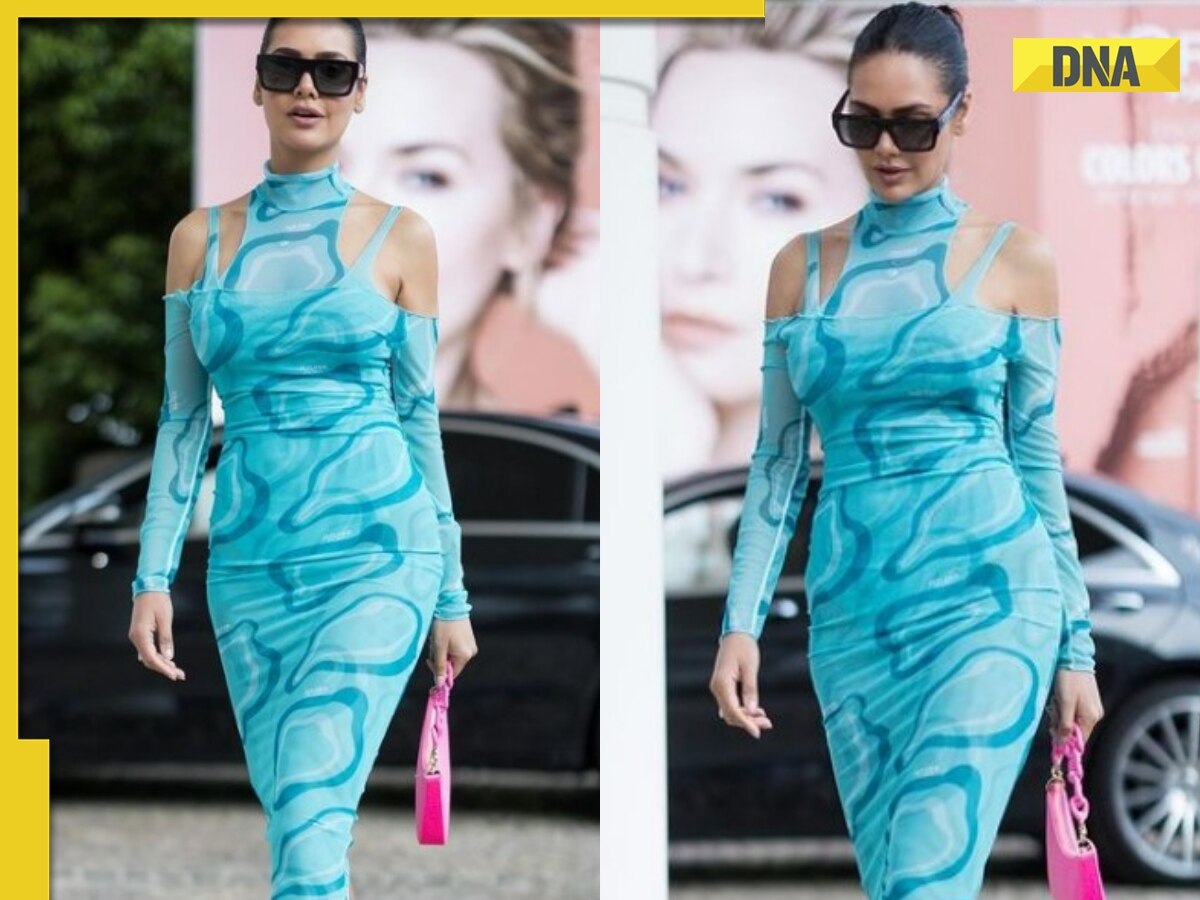 Cannes 2023: Esha Gupta looks sensational in blue bodycon dress, its whopping price will shock you