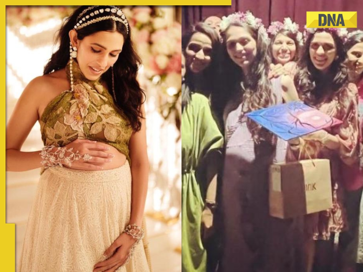 Akash Ambani's wife Shloka Mehta looks stunning in pink ruffled ...