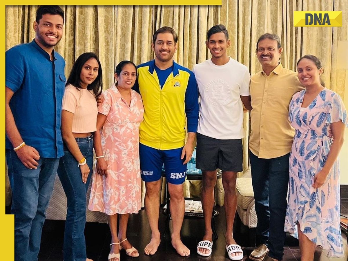 IPL 2023: MS Dhoni meets Matheesha Pathirana's family in Chennai, CSK star's sister's post for Thala goes viral