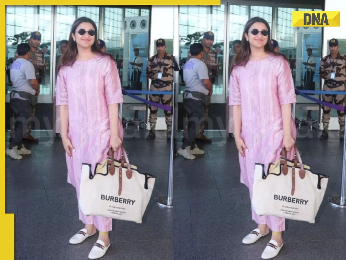 Guess the price of Parineeti Chopra's black airport bag - Times of India